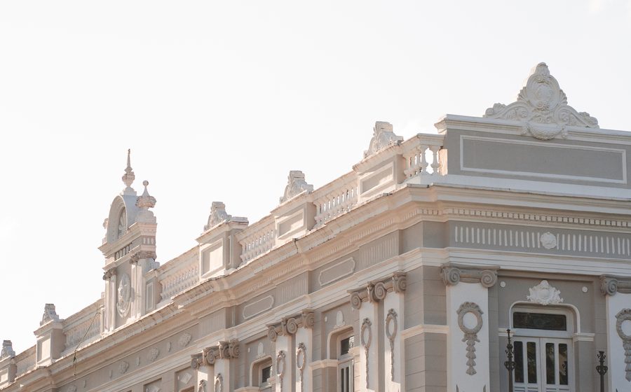 Fachada de prédio histórico do centro de João Pessoa